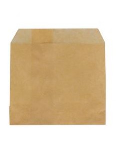 BOLSA PAPEL PATATAS ANTIGRASA KRAFT 12X12 CM 3000 UD