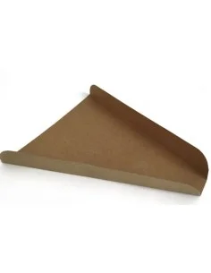 CUÑA CARTÓN PIZZA KRAFT 22,x18x2,4 CM 1000 UD
