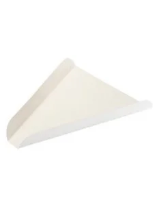 CUÑA PIZZA CARTÓN BLANCA 23x18x2,5 CM 2000 UD