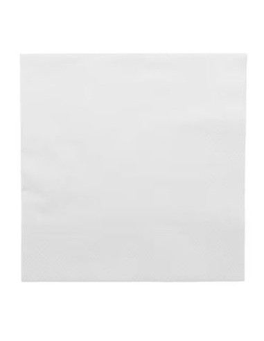 SERVILLETA PAPEL 40X40 BLANCA CELULOSA 2 CAPAS 2400 UD