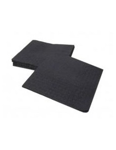 SERVILLETA 20x20 NEGRA CÓCTEL 2 CAPAS PLEGADO 1⁄4 6000 UD