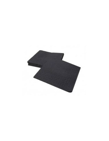 SERVILLETA 20x20 NEGRA CÓCTEL 2 CAPAS PLEGADO 1⁄4 6000 UD