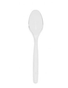 CUCHARILLA POSTRE TRANSPARENTE 12,5 CM 2000 UD