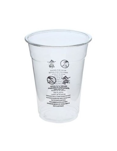 VASOS DE PLÁSTICO 266 ML PET 9 OZ 7,8Ø 1000 UD