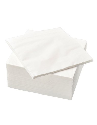 SERVILLETA 30x30 BLANCA CELULOSA 1 CAPA 4800 UD