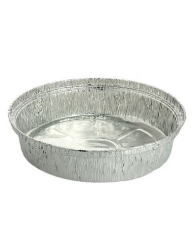 ENVASE ALUMINIO MEDIO POLLO ASADO 1025 CC 20Øx3,8 CM 500 UD