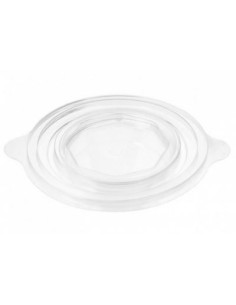 TAPA PP TRANSPARENTE PARA BOWL PP NEGRO 500 CC PLA0347NEG 320 UD