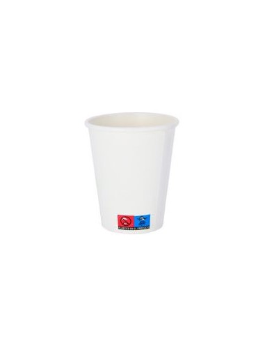 VASO CARTÓN 120 ML BLANCO 4 OZ 6Ø 1000 UD