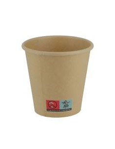 VASO CARTÓN 120 ML KRAFT 4 OZ 6Ø 1000 UD