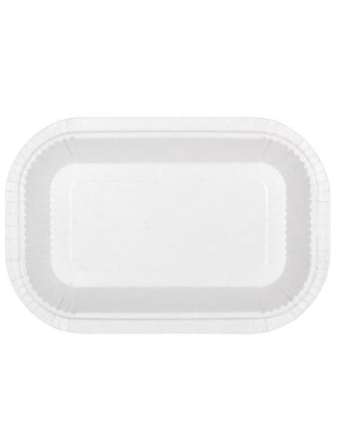 BANDEJA CARTÓN BLANCO ANTIGRASA 15X23 CM 750 UD