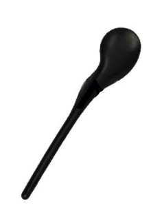 CUCHARILLA POSTRE NEGRA 11 CM 1500 UD