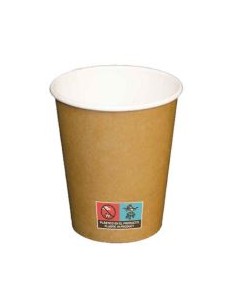 VASO CARTÓN 120 ML KRAFT BLANCO 4 OZ 6,2Ø 2000 UD