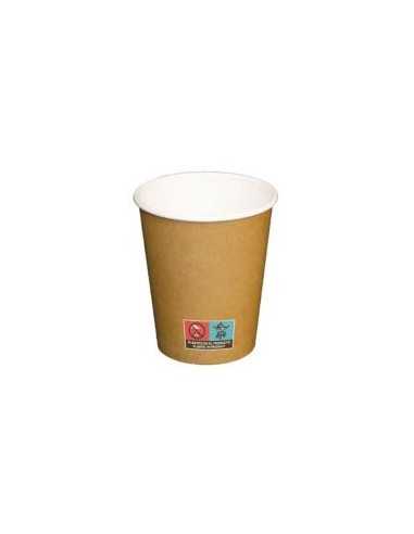 VASO CARTÓN 120 ML KRAFT BLANCO 4 OZ 6,2Ø 2000 UD