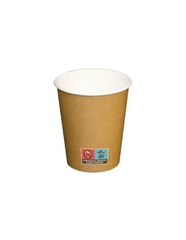 VASO CARTÓN 193 ML KRAFT BLANCO 6 OZ 7Ø 1000 UD