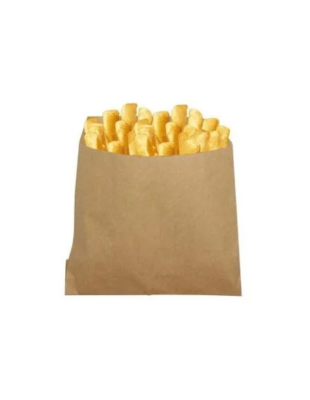 BOLSA PAPEL PATATAS ANTIGRASA KRAFT 12X12 CM 3000 UD BOLSA PAPEL PATATAS ANTIGRASA KRAFT 12X12 CM 3000 UD