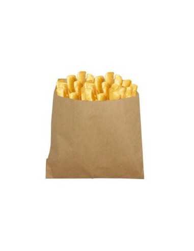 BOLSA PAPEL PATATAS ANTIGRASA KRAFT 9X10 CM 2000 UD