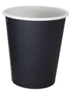 VASO CARTÓN 237 ML NEGRO DECORADO 8 OZ 8Ø 1000 UD 2